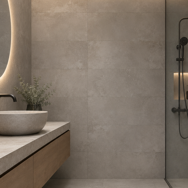 Picture of Floor tile hazel, concrete effect, matt, 30.3x61.3