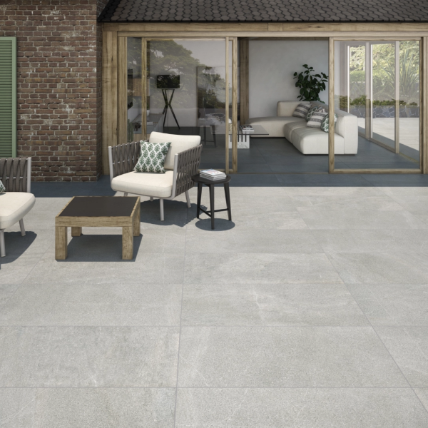 Picture of Floor tile duplostone, stone effect, matt, 9mm 45x90