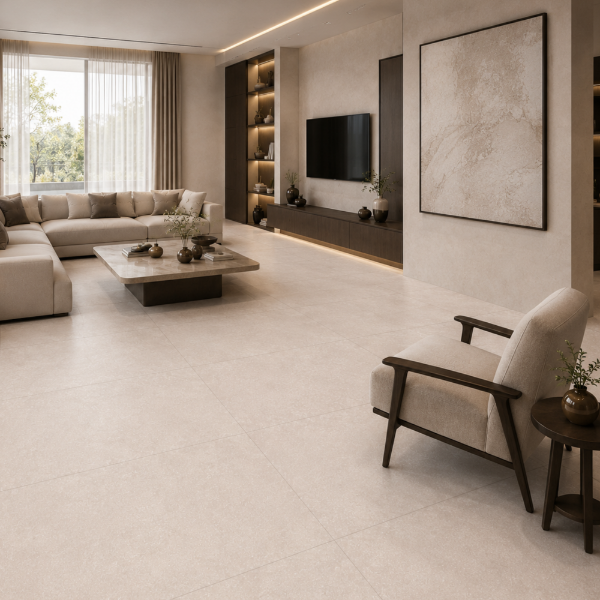 Picture of Floor tile street, concrete effect, matt, 60x120