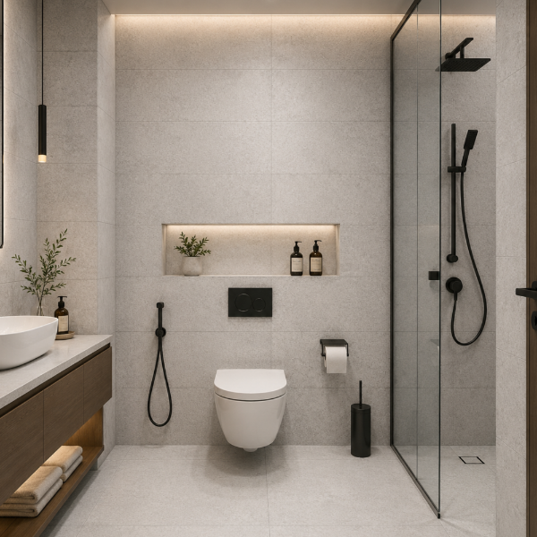 Picture of Floor tile inout laurent, cement effect, matt, 9mm 30x60