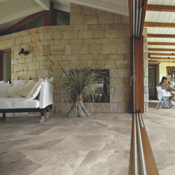 Picture of Floor tile rock salt, stone effect, matt, 60x120
