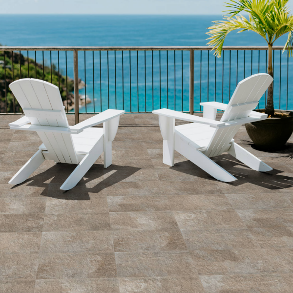Picture of Floor tile az fuentede taupe, stone effect, matt, 30x60