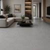 Picture of Floor tile icona grey, stone effect, matt, 60x60