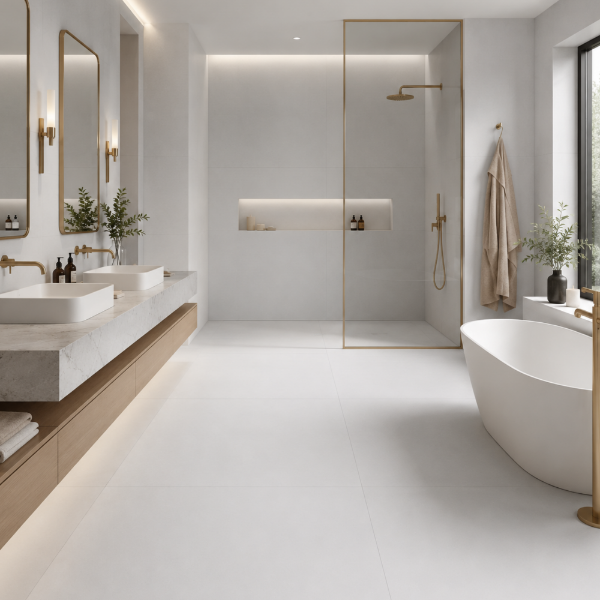 Picture of Floor tile essenza, plain effect, matt, 10.2mm 120x120