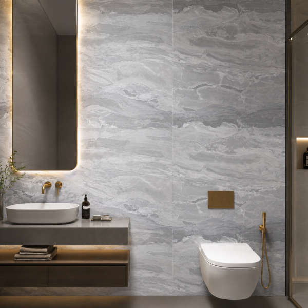 Picture of Floor tile castle chambord, marble effect, lappato, 80x180