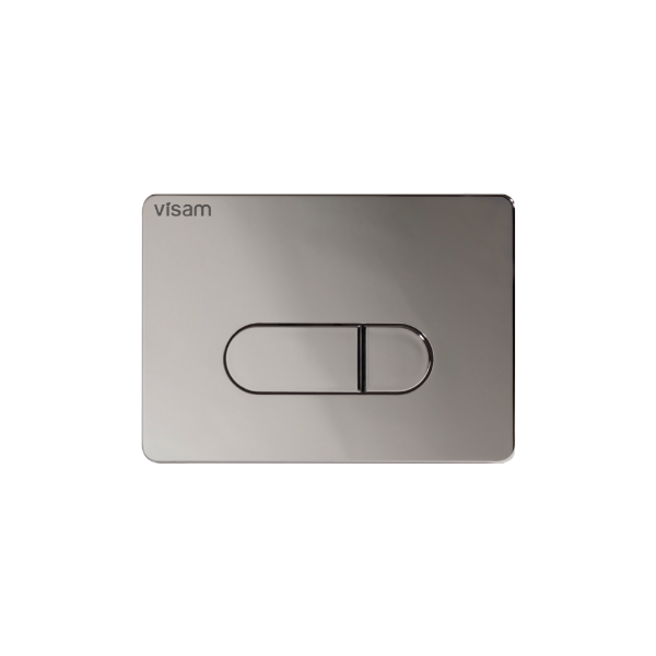 Picture of Siena dual flush control plate, chrome, matte