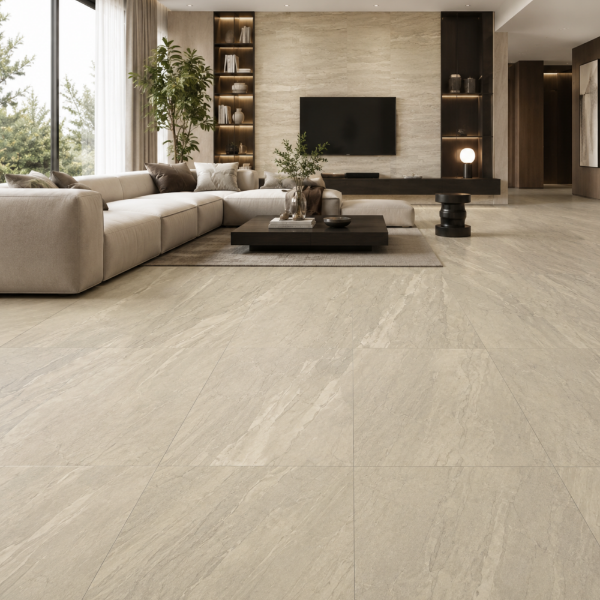 Picture of Floor tile faselis bone, marble effect, matt, 60x120