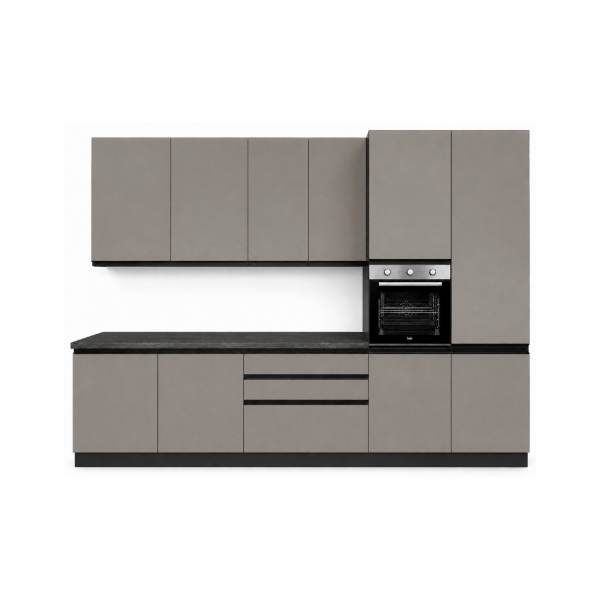 Picture of Kitchen, gio, dx, grey/anthracite, 330x240cm