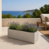 Picture of Vase, box, white, 80x31x31cm