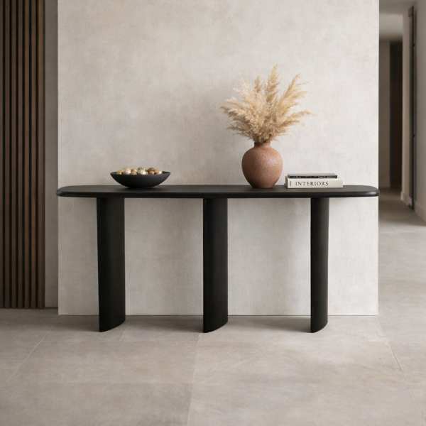 Picture of Console, soho, wood, black, 180x45x76cm 