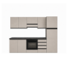 Picture of Kitchen, ronny, dx, fango opaco/fango, 255x216cm