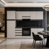 Picture of Kitchen, ronny, sx, fango opaco/fango, 255x216cm