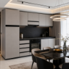 Picture of Kitchen, ronny, sx, grey/anthracite, 255x216cm