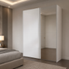 Picture of Wardrobe, systema, with two sliding doors, white, 200x220cm