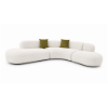 Picture of Sectional sofa 3 pcs, gema, fabric, white, (99x100x71cm),(217x117x71cm),(145x100x71cm)