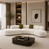 Picture of Sectional sofa 3 pcs, gema, fabric, white, (99x100x71cm),(217x117x71cm),(145x100x71cm)