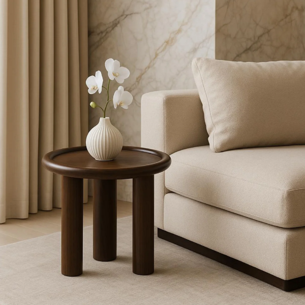 Picture of Coffee table, mohana, dark bronze, dia.60cm