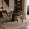 Picture of Dining chair, zarina, leather, marron