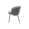 Picture of Dining chair, ozy, grey, 61.5x62x77.5cm