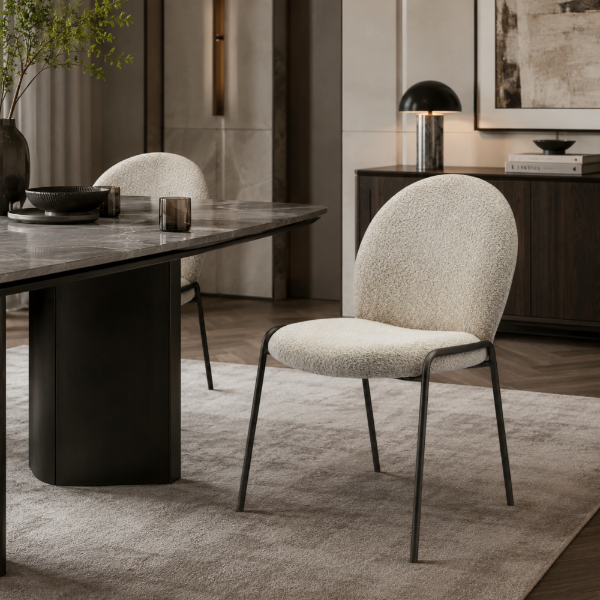 Picture of Dining chair, kler, cream, 59x57x84cm