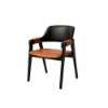 Picture of Dining chair, shivas, leather, black