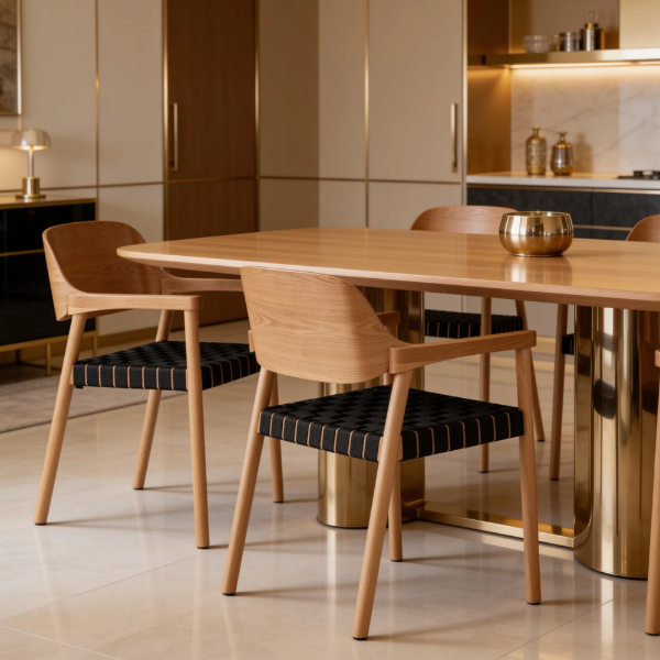 Picture of Dining chair, chesa, wood, black 