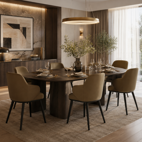 Picture of Dining chair, foyer, antelope