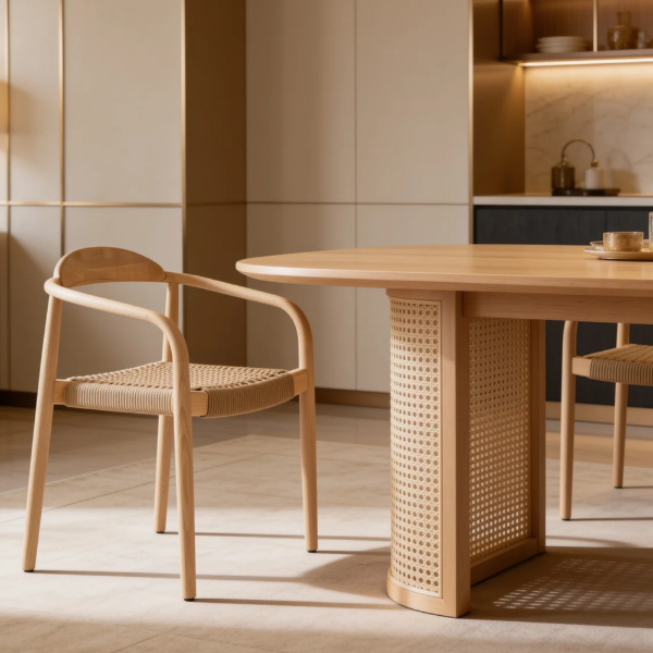 Picture of Dining chair, millie, wood natural, honey, 56x51x78cm