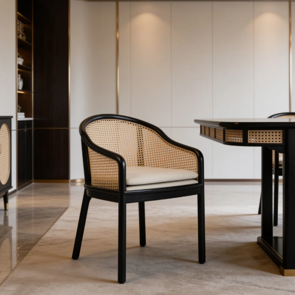 Picture of Dining chair, nube, wood, black