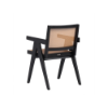 Picture of Dining chair, vintage, wood, black matte