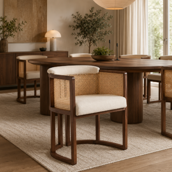 Picture of Dining chair, bungalow, wood, brown, 62x49x69cm 