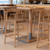 Picture of Counter stool, millier, wood, honey, 54x54x99cm