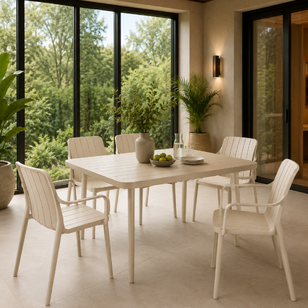 Picture of Chair, tiberina,  polypropylene, corda, 59x55,5 cm
