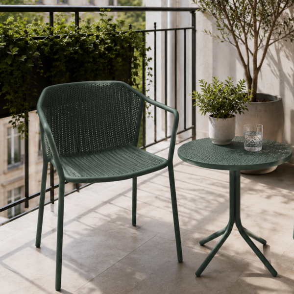 Picture of Chair, darwin, dark green, 53x54x77cm