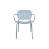 Picture of Chair, si- si barcode, zinc + steel, blue, 55x62x80cm