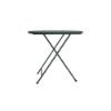 Picture of Table, arc en ciel, steel, dark green, 80x80x74cm