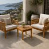Picture of Coffee table, kate, teak natural, 45x45x36.5cm