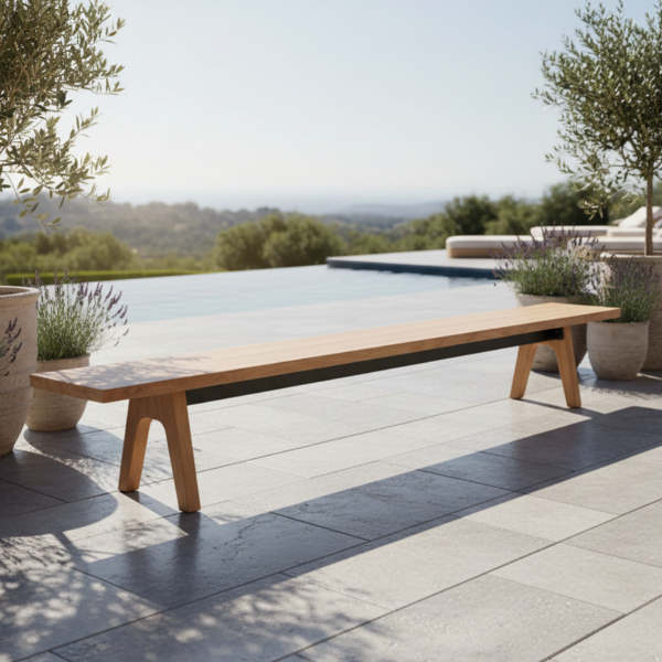 Picture of Bench, kate, teak natural,40x280x46cm