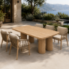 Picture of Dining table rectangular, victoria, teak natural, 274x100x75cm