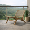 Picture of Lounge chair, tribute, teak natural, honey, 65x75x68cm