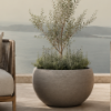 Picture of Vase, grand bowl, sand surface, machiato, dia.112x67cm