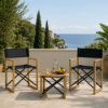 Picture of Chair, alor, teak natural, black, 58.5x59.8x84.15cm