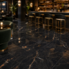 Picture of Floor tile cosmos black crystal, marble effect, glossy, 60x120