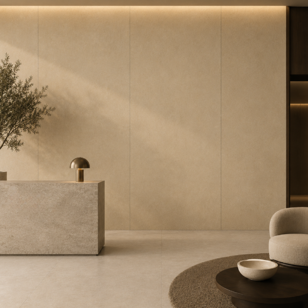 Picture of Floor tile naturali marfil, concrete effect, matt, 100x300