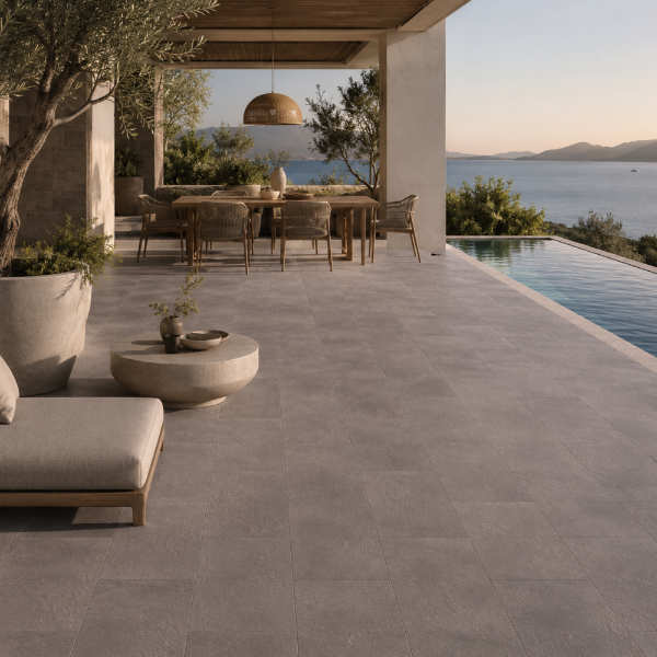 Picture of Floor tile newton, cement effect, matt, 30x60