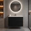 Picture of Joy bathroom furniture set, ply wood, black, 60x46x55cm