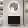Picture of Joy bathroom furniture set, ply wood, black, 100x46x55cm