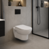 Picture of Revna wc, ceramic, wall hung, white, 50.5x35.5cm