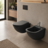 Picture of Fluid wc, wall hung, concrete, matte, 37x53cm