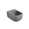 Picture of Era bidet, ceramic, wall hung, concrete, matte, 37x53cm